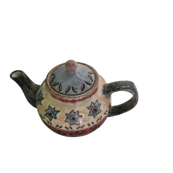 Sango Coffee Shoppe By Sue Lipkin Rare Tea Pot - Picture 1 of 5